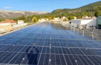 Centrale solaire photovoltaïque 160kWc à Eyguians (05)