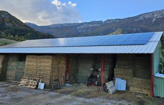 Hangar agricole photovoltaïque La Piarre (05)