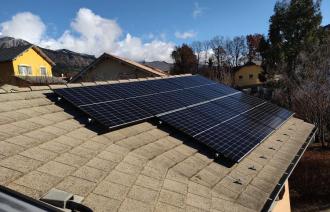 Installation de panneaux solaires photovoltaïques 6kWc à La Bâtie-Neuve (05)