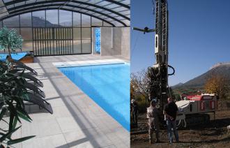 Une piscine géothermique !