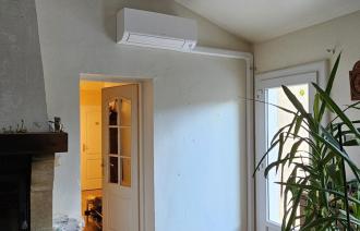 Installation d'une pompe &agrave; chaleur air / air &agrave; St Pierre d'Argen&ccedil;on (05)