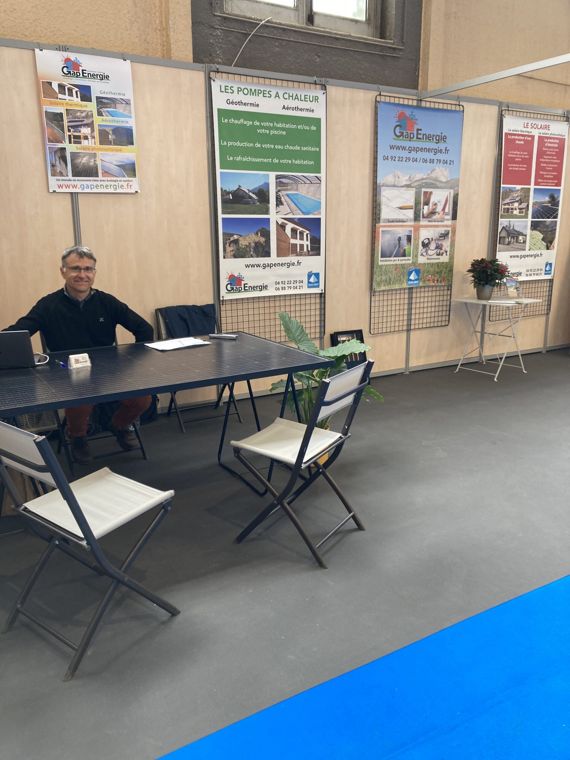 François, GAP ENERGIE vous attend sur la Gap Foire Expo pour échanger sur votre projet